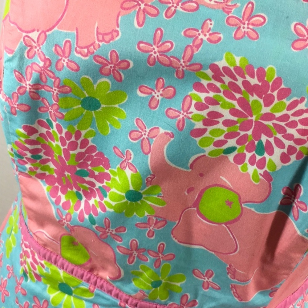 Lilly Pulitzer pink elephant Elefrance dress - Picture 4 of 8